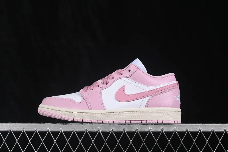 All categories Air Jordan Jordan series basketball shoes Air Jordan 1 Low G version pure original Air Jordan 1 Low AJ1 Joe 1 white pink low-top retro culture basketball shoes DC0774-607
